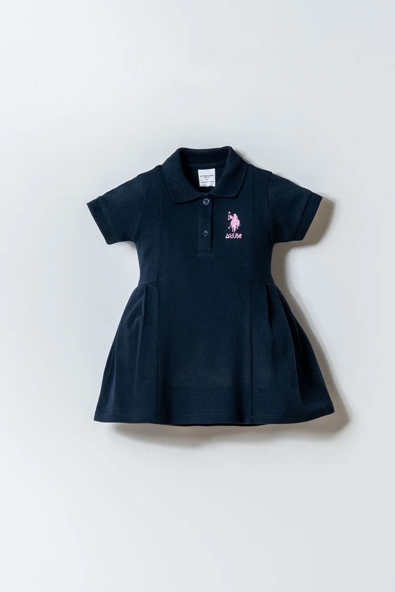U.S. Polo Assn. U.S. Polo Assn. Baby Girls Navy Dress